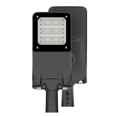 โฟโตเซลล์เซนเซอร์ 60W IP66 ไฟถนน LED พร้อมฝาครอบกระจกนิรภัย