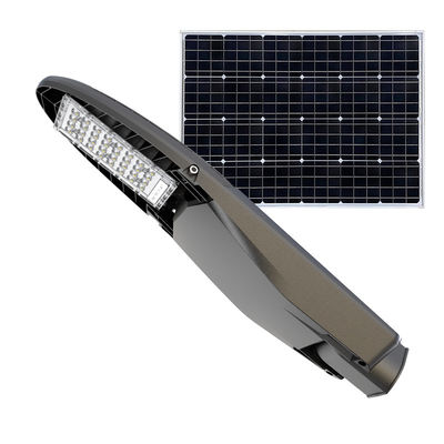 Off Grid 80W 100W ไฟถนนพลังงานแสงอาทิตย์ในตัว MPPT Control Sensor